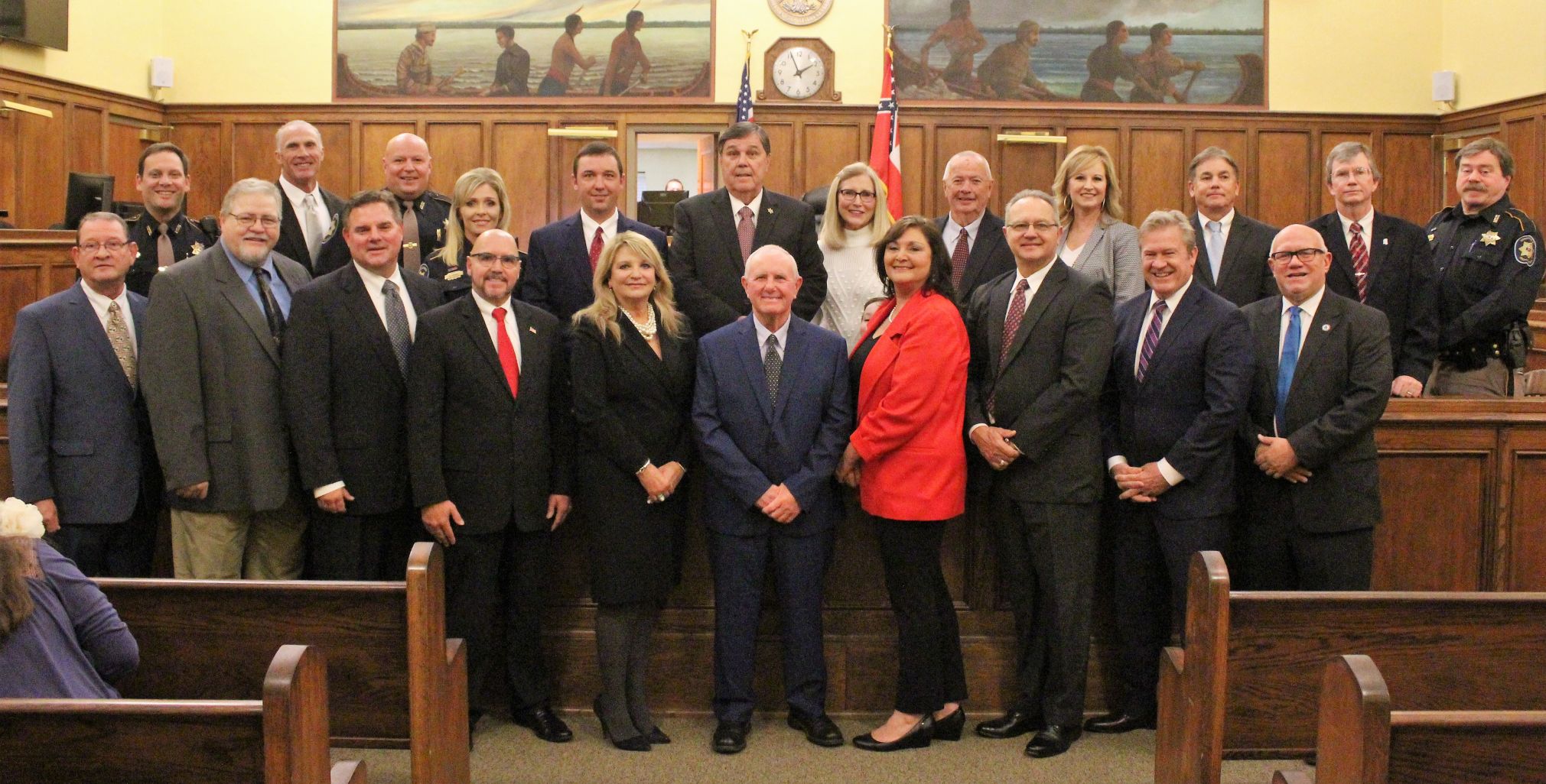 County officials sworn into office Sunday